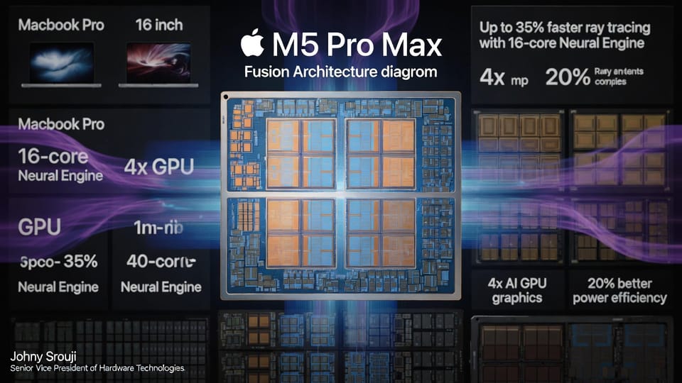 apple m5 pro inteligencia artificial